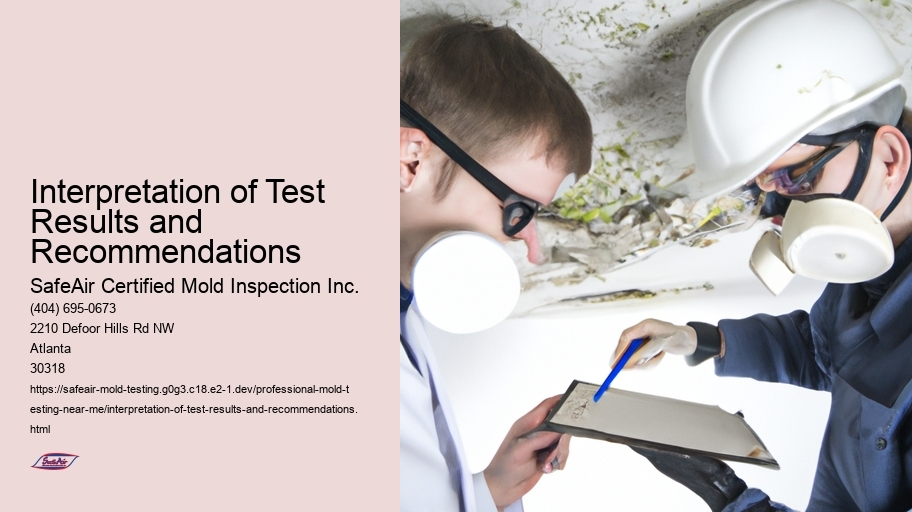 Interpretation of Test Results and Recommendations